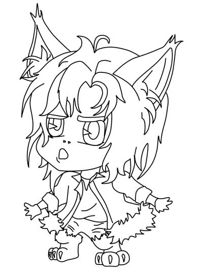 Halloween chibi: Werewolf