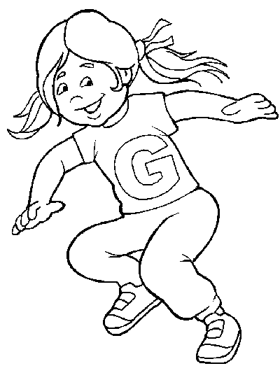 upper case letter g coloring page