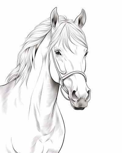 horse close up