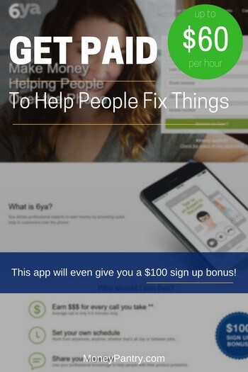 Fix your own phone, plumbing, computer, TV...? Teach other people on the phone for a few minutes and get paid up to $60 per hour....