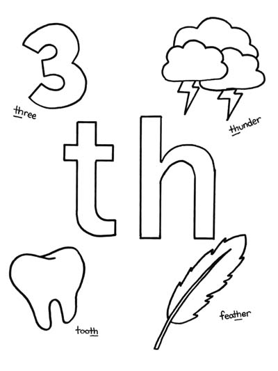 What contains th coloring page